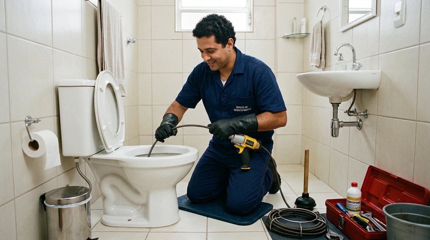 Manutenção no Banheiro em Bauru‑SP