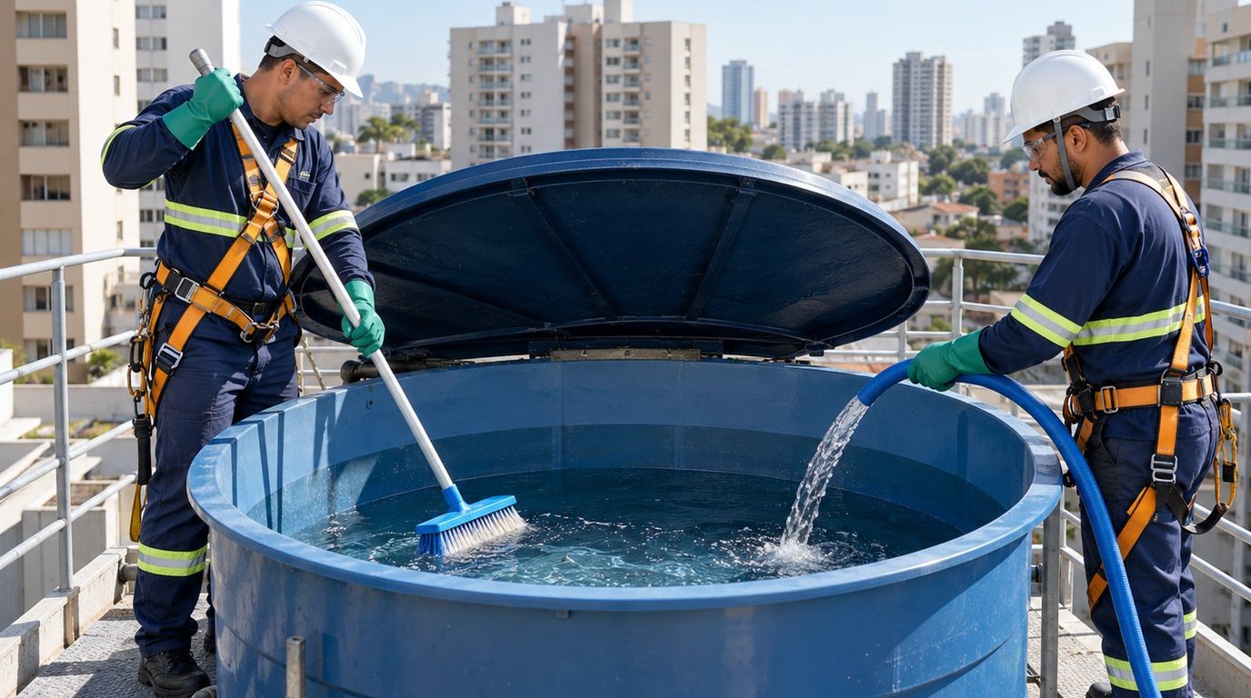 Reservatório de Condomínio em Bauru‑SP